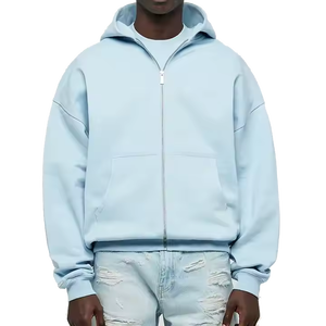 Sudadera con Capucha de Felpa Francesa de Alta Calidad, con Cierre, 100% Algodón, Diseño Personalizado por el Fabricante, Todos los Colores, Unisex - Product Image 1