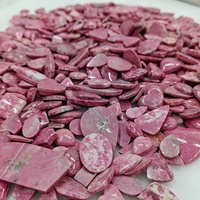 Lot de cabochons en thulite naturelle, vente en gros de pierres précieuses en thulite pour la création de bijoux