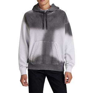Men's Gradient Color Hooded Sweatshirt Regular Fit Casual Autumn Wear 100% Polyester French Terry Breathable Pocket Design - Product Image 6