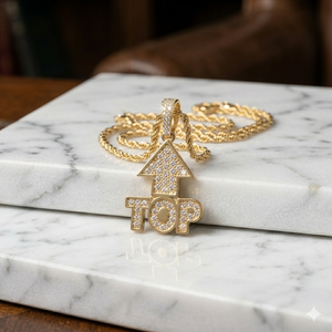 14K <b>Solid</b> <b>Gold</b> Trendy Fashion Necklaces for Kids Custom Iced Small Block Letter Name Symbol Natural Diamond Fine <b>Pendants</b> Charms - Product Image 3