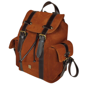 Sac à dos seau marron pour homme, nouveau design, durable, grande capacité, sac de voyage, doublure en polyester - Product Image 2