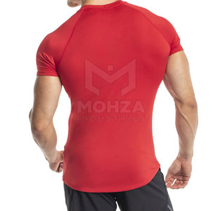 เสื้อยืดออกกำลังกายผู้ชายดีไซน์ใหม่ ผ้าฝ้าย 100% ระบายอากาศ แห้งเร็ว สวมใส่สบายสำหรับฤดูร้อน ขายส่ง - Product Image 2