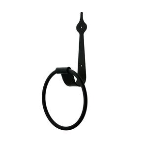 Anillo para toallas de aluminio que ahorra espacio, soporte compacto para montar en la pared, para organización de baños pequeños y áreas de lavabo - Product Image 4