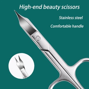 Tijeras Profesionales Rusas para Manicura de Acero Inoxidable con Orificio Cuadrado para Bebés y Adultos - Corta Cutículas y Removedor de Cutículas - Product Image 2