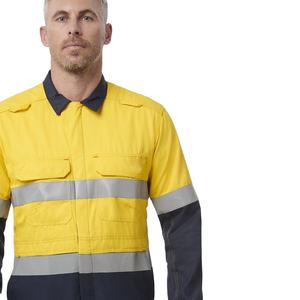 Nuevo Mono de Trabajo de Alta Visibilidad para Hombre 2026, Uniforme de Protección Industrial Reflectante, Fabricante de Fábrica con Etiqueta Privada OEM - Product Image 4