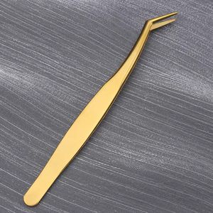 Juego de Pinzas para Pestañas de Acero Inoxidable de Precisión, Puntas Suaves, Colores Dorado, Plateado y Arcoíris para Uso Estético - Product Image 3