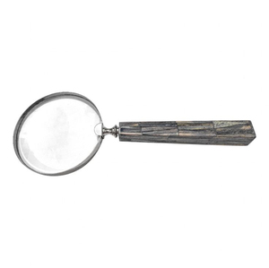 Antique Brass Magnifying Glass With Unique Carved Wooden Handle Magnifier <b>Tool</b> Perfect Office Or Home Decor Gift Low Price - Product Image 2