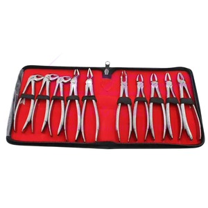 10 Adult Tooth Extracting Forceps Pliers Dental Set Surgical Instruments Manual High-Temperature Sterilized CE By Dentavex - Product Image 3
