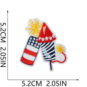 Professional Factory Custom Embroidery Badge <b>Iron</b> On Woven Patch for Clothes Jackets Uniforms Hats with Personalized Logo Design - Product Image 6