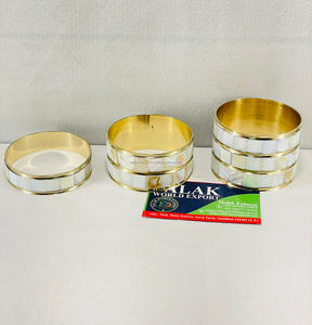 Pulseras de Cuerno de Búfalo Redondas de Diseño Superior con Detalles de Latón, Hechas a Mano, Joyería al por Mayor de Fabricantes de la India - Product Image 2