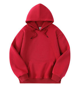 Sweat-shirt à capuche pour homme, coupe ample et oversize, style vintage streetwear, en molleton de coton épais, avec logo personnalisé, nouvelle collection. - Product Image 6