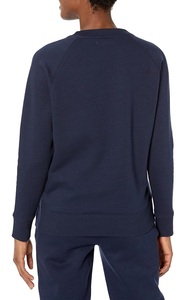 Nouveau design, sweat-shirt en coton pour femme, col rond, manches longues, épaules tombantes, uni, confortable, décontracté, fabriqué au Bangladesh - Product Image 2