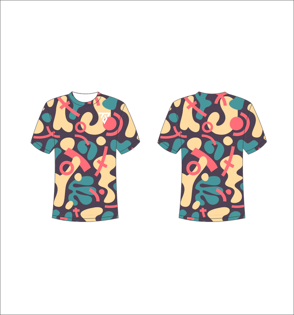 Men's Camouflage Pattern Short Sleeve T-Shirt O-Neck Casual Regular Fit Printed Breathable Knitted Polyester
