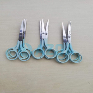 Stainless Steel Embroidery <b>Scissors</b> with Red Coated Handles for Thread Trimming <b>Sewing</b> and Needlework - Product Image 5