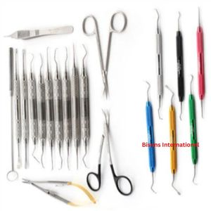 BISONS - Instrumentos Quirúrgicos Dentales de Alta Calidad, Paquetes Periodontales de Acero Inoxidable para Cuidado Bucal, CE ISO OEM - Product Image 2
