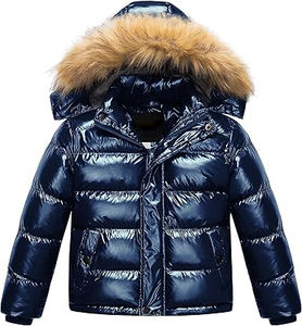 Vestes d'hiver imperméables pour garçons CREATMO US, doublées de polaire, coupe-vent, veste de ski - Product Image 1