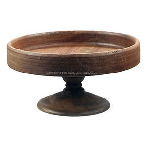 Présentoir à gâteaux en bois attrayant pour les événements nuptiaux à thème rustique douches de bébé et arrangements de desserts de mariage - Product Image 3