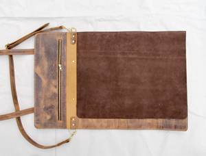 Mochilas de Cuero Crazy-Horse de Nuevo Diseño, Bolsa Enrollable para Cuchillos de Chef Profesional, Ranuras para Cuchillos, Bolsa de Almacenamiento Portátil LKR-0317 - Product Image 3