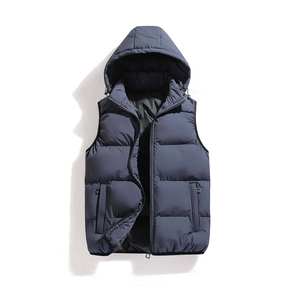 Chaleco Acolchado Impermeable de Invierno para Hombre, Marca Kivotech, Personalizado, con Cierre de Cremallera, Diseño Brillante, Cuello Redondo, Casual y Ecológico - Product Image 6