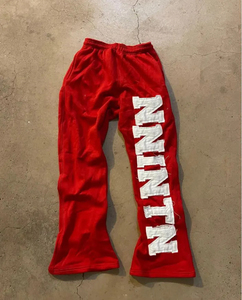 Flared Sweatpants Fleece Jogger Men's <b>Pants</b> Washed Loose <b>Pant</b> <b>Thermal</b> Wide Leg Sweatpants at Wholesale Prices - Product Image 5