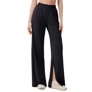 Leggings de fitness évasés pour femmes, taille haute, contrôle du ventre, pantalon de yoga, vêtements décontractés de rue, leggings de yoga - Product Image 1