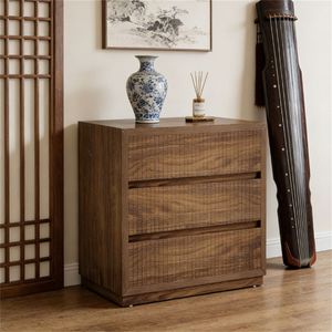 Mesa de Noche con Gran Espacio de Almacenamiento, Mueble de Almacenamiento para Sala de Estar con Cómodas, Muebles Elegantes - Product Image 3