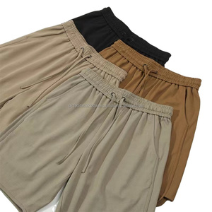 Pantalones cortos con cordón de verano para hombre, pantalones cortos holgados de calle Retro para hombre, pantalones deportivos de moda - Product Image 1