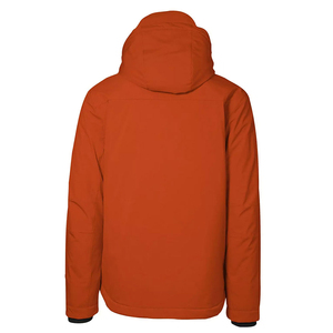 <b>Men's</b> <b>Long</b> Hooded Puffer <b>Jacket</b> Waterproof Windproof Sporty Winter Outdoor Zipper Closure Solid Green Color - Product Image 2