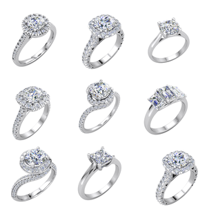 925 Silver Lab <b>Diamond</b> <b>Ring</b> For Women's IGI Certified RJC ODM OEM Ethical Fine Jewellery Manufacturer Wholesale E201158 - Product Image 4