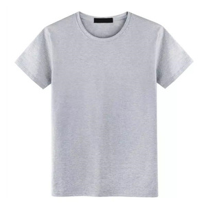 Camisetas de cuello redondo para hombre, talla grande, lisas, de algodón suave, informales, de manga corta - Product Image 6