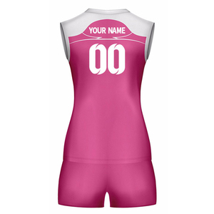 Conjunto de Uniforme de Voleibol para Mujer, Jersey sin Mangas y Pantalones Cortos Personalizados, Tela de Secado Rápido - Product Image 3
