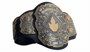Cinturones de Lucha Libre con Diseño Personalizado 2026-27, Sialkot Pakistán, Placas de Zinc de 4mm, Correa de Cuero, Campeón Mundial Ronpex International - Product Image 5