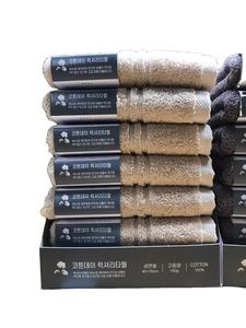 Toalla de mano de baño de lujo Dobby de algodón 100% de alta calidad 40x80cm 200g grueso ecológico de secado rápido hipoalergénico uso doméstico Minh - Product Image 3