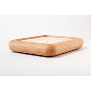 Modern Rounded Edge Wooden Serving Tray Minimalist Display Tray for Coffee <b>Table</b> Kitchen Counter Bathroom <b>Vanity</b> Home Organizati - Product Image 1