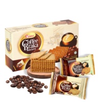 HALAL ISO BRAKA Vietnamien Café Croustillant Craquelins 150G Doux Goût Amer Sachet Boîte Emballage FMCG Produit Vietnam