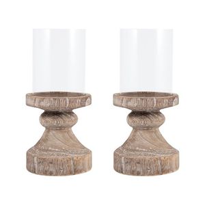 Support de bougie en bois exclusif, fait main, de qualité supérieure, idéal pour l'hôtellerie de luxe et la décoration résidentielle - Product Image 2