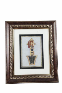 Gold Mirror Bead Photo <b>Frame</b> Wooden Mirrored <b>Picture</b> <b>Frame</b> Dotted <b>Border</b> Wall Mounted Tabletop Display Gift - Product Image 1