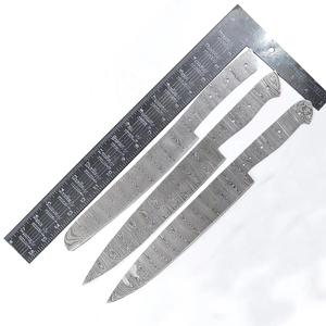 Ensemble de couteaux de chef personnalisés faits à la main Burraq Ecommerce, en acier Damas (4-5,9 pouces), modernes, compatibles lave-vaisselle, 3,0 mm - Product Image 6