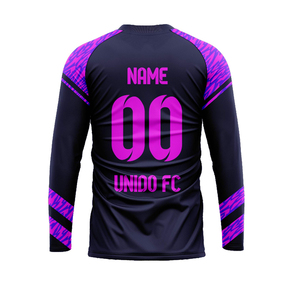 Maillot de football à manches courtes en polyester léger à séchage rapide, avec motif imprimé, pour gardiens de but adultes, pour les matchs intenses. - Product Image 2