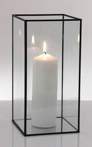 Home Decor Customised <b>Black</b> Table Top Outdoor Indoor Glass Candle Holder Farmhouse Floor & Event Decor <b>Lantern</b> - Product Image 3