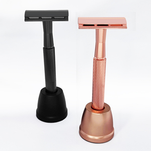 Maquinilla de Afeitar Eléctrica 2 en 1 de Doble Cabezal, Recargable, Depiladora, Recortadora de Vello para Mujer, Indolora, Impermeable - Product Image 5