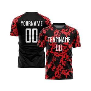 Premium Soccer Jersey Short Sleeve <b>Athletic</b> Sports Shirt Moisture Wicking Soccer Uniform for Training Match Team Competition - Product Image 1