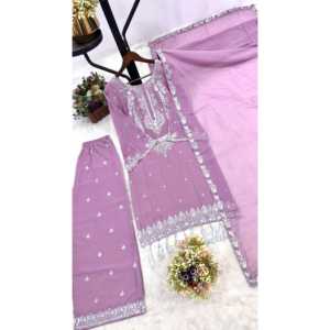 ชุดเสื้อและชุด Dupatta สำหรับผู้หญิงชุดปาร์ตี้ออกแบบโดยดีไซเนอร์ - Product Image 1