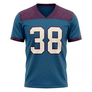 Camiseta de Fútbol Americano para Hombre, Uniforme Deportivo Personalizado, Diseño Atlético Ligero y Transpirable, Ajuste Cómodo, Corta, 100% - Product Image 1