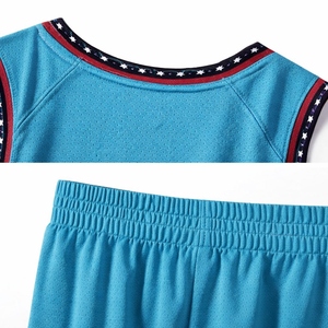 Uniforme de basket-ball unisexe pour enfants, léger, confortable, respirant, logo personnalisé, matière polyester, taille plus - Product Image 3
