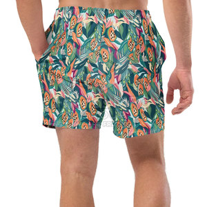 Shorts de bain mi-taille haute performance pour homme, en tissu respirant, écologique et à séchage rapide, pour activités aquatiques actives - Product Image 6