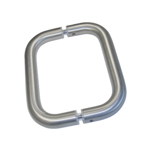 Tirador de vidrio estándar de níquel cepillado de diseño moderno para aplicaciones de puertas y ventanas de hoteles - Product Image 1