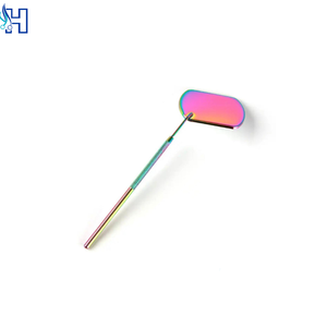 Perfect Style Personalized Lighted Eyelash Extension <b>Mirror</b> <b>Rectangular</b> <b>Large</b> Stainless Steel Dual Sided Magnifying <b>Mirror</b> - Product Image 4