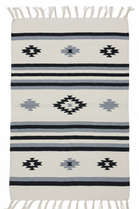 Tapis de Couloir Rectangulaire Moderne en Coton Tissé à la Main, Motif Floral, 950 GSM, Lavable, Doux, Réversible, Trois Tons – Vente en Gros - Product Image 4