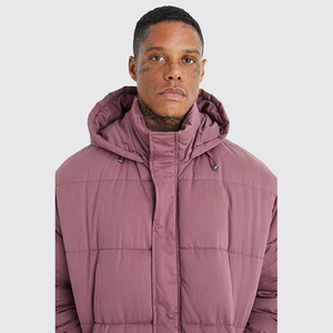 Vêtements décontractés amples et tendance de style streetwear grande taille, de haute qualité, personnalisés, unis, avec fermeture éclair intégrale, respirants, imperméables et coupe-vent à l'avant - Product Image 5